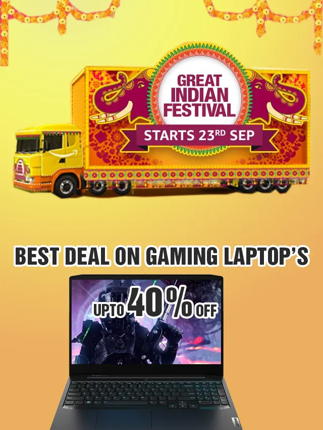 GAMING LAPTOP DEAL ON AMAZON GREAT INDIAN FESTIVAL SALE