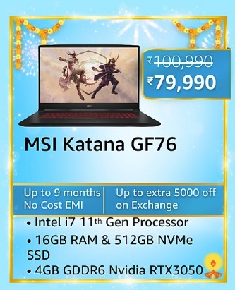 Best Laptop Offer Amazon Great India Festival Sale 2022